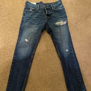 Men’s Distressed Hollister Skinny Jeans